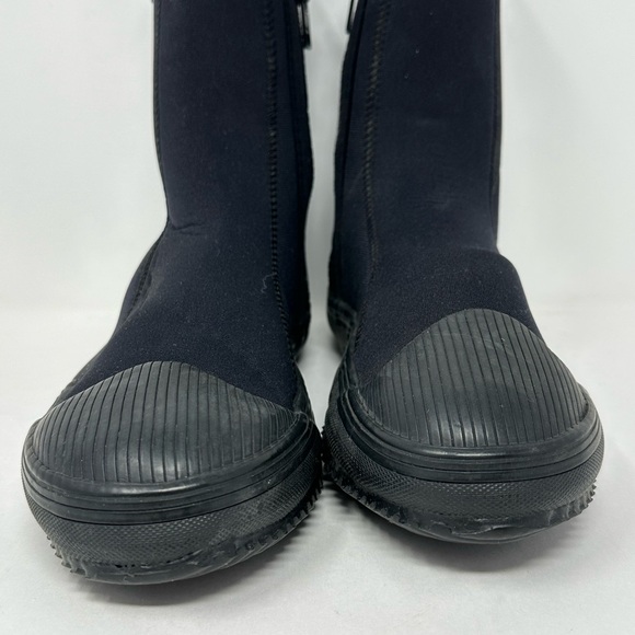Scuba Max Titanium Black Dive Boot Reef Track 6.0MM Sz 7 Side Zip M7 - Picture 2 of 6
